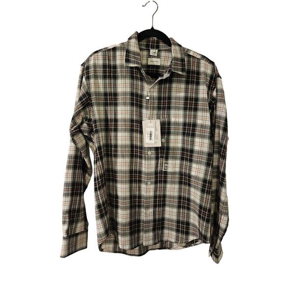 Woolrich Baxter‎ Lightweight longsleeve collared plaid shirt mens size small NWT - Picture 1 of 8